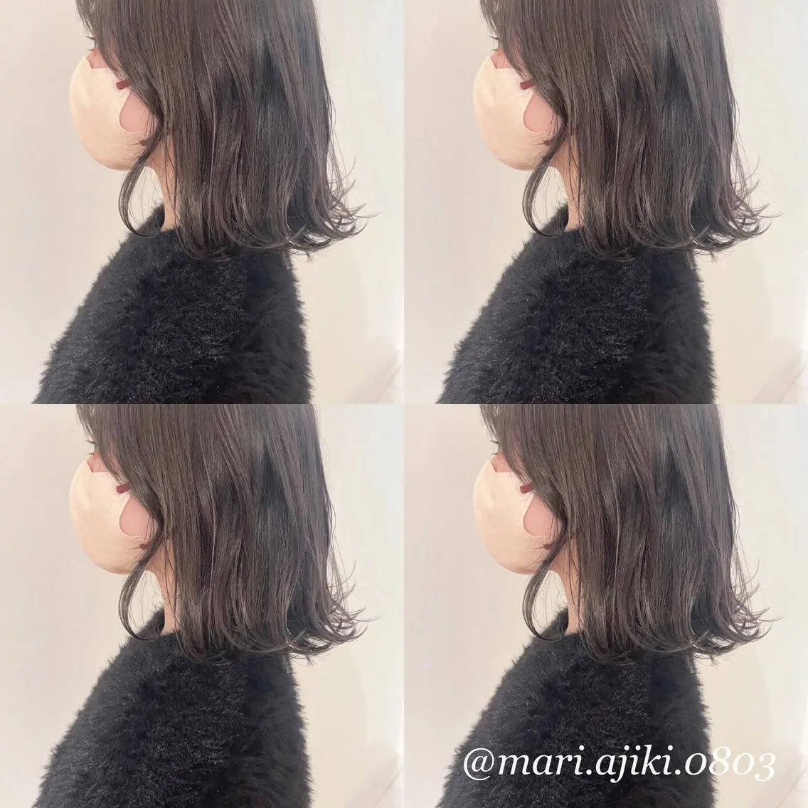 セミロング 🫧ツヤ髪個室美容室 安食茉莉🫧のヘアスタイル