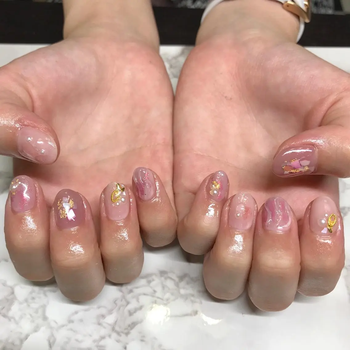 ネイル 持ち込み アスピーネイル asukaのネイルデザイン