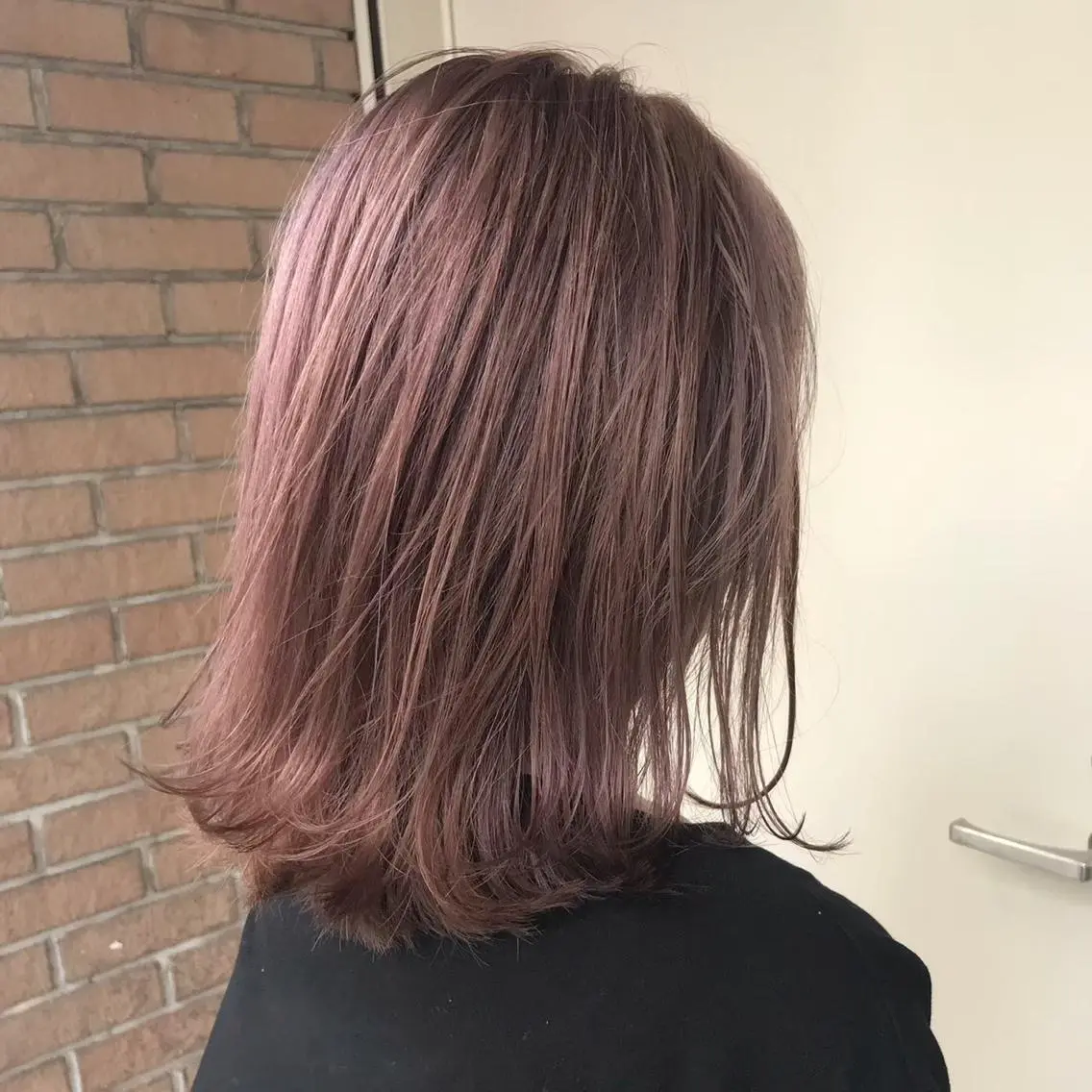ミディアム 🔥コテ巻き風 ボブパーマ🔥のヘアスタイル