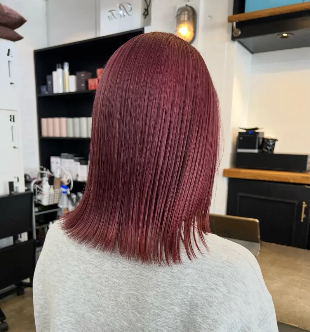 カラー 透明感カラー×艶髪 🍒Mihoのヘアスタイル