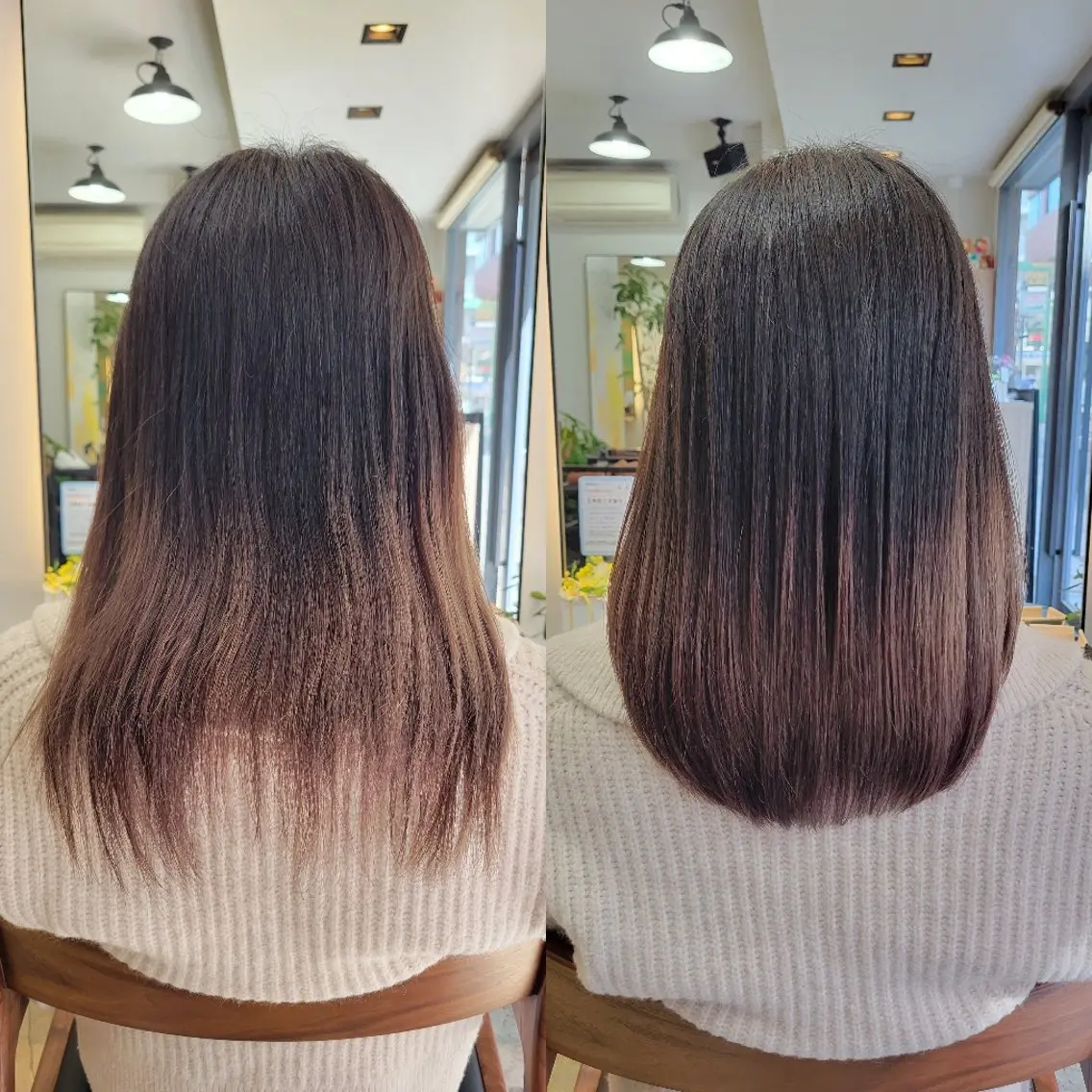 ミディアム カット 野村 果音(カノン)のヘアスタイル
