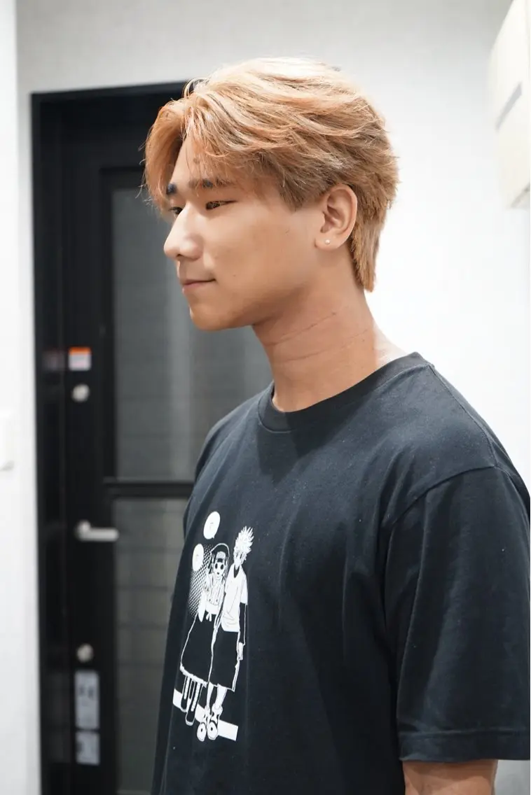 ミディアム カラー メンズ men’s hair / 隼翔のヘアスタイル
