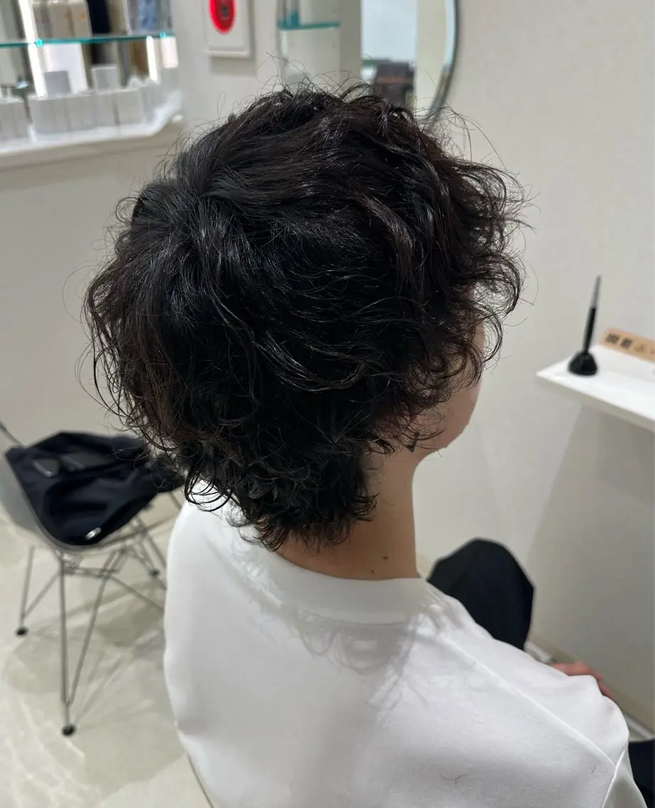 パーマ メンズ メンズパーマ まい/ VISAGE dioのヘアスタイル