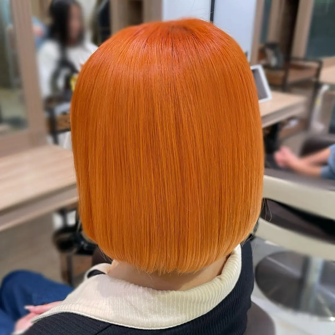 ミディアム カラー ヘアカラー トリートメント 艶カラー みゆう🎀のヘアスタイル