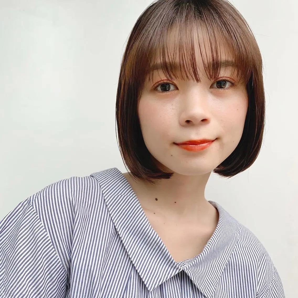 ショート カラー ボブ 🌱小顔ヘア/ボブ ミディアム/双葉🌱のヘアスタイル