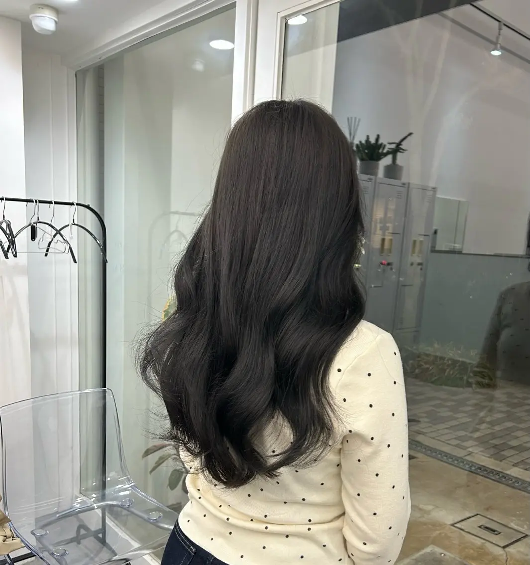 ロング カラー ヘアカラー 北堀江美容室 YUMEKAのヘアスタイル