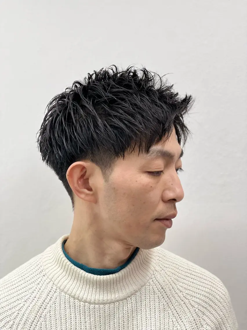 ショート メンズ 木下 紗綾のヘアスタイル