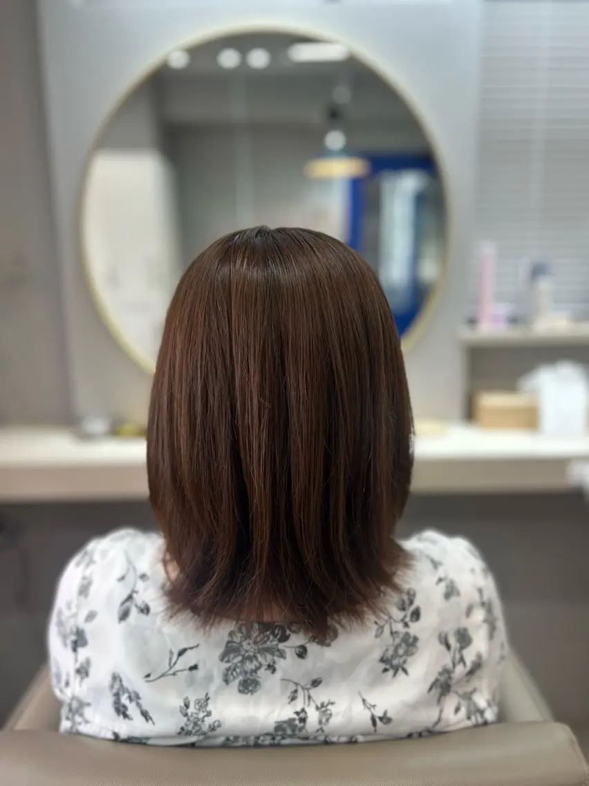 ミディアム ボブ 池田 太一のヘアスタイル
