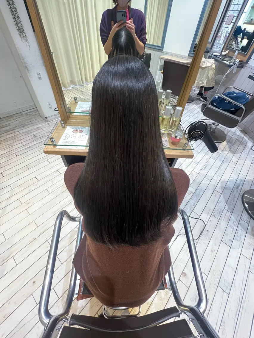 ロング カラー ヘアカラー サエ💎横浜 カラーモデル募集中のヘアスタイル