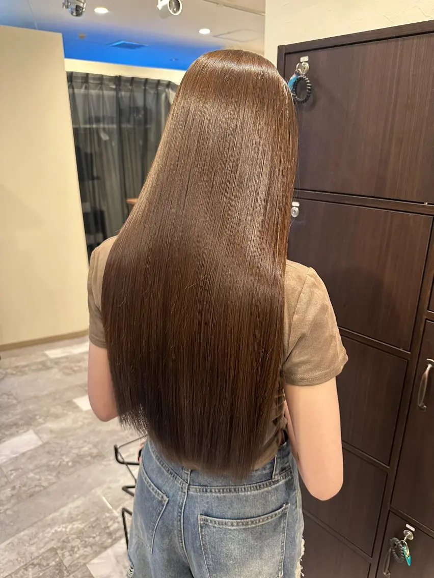 ロング カラー パーマ カット ヘアカラー トリートメント 髪質改善特化【荻窪】 RYOTOのヘアスタイル