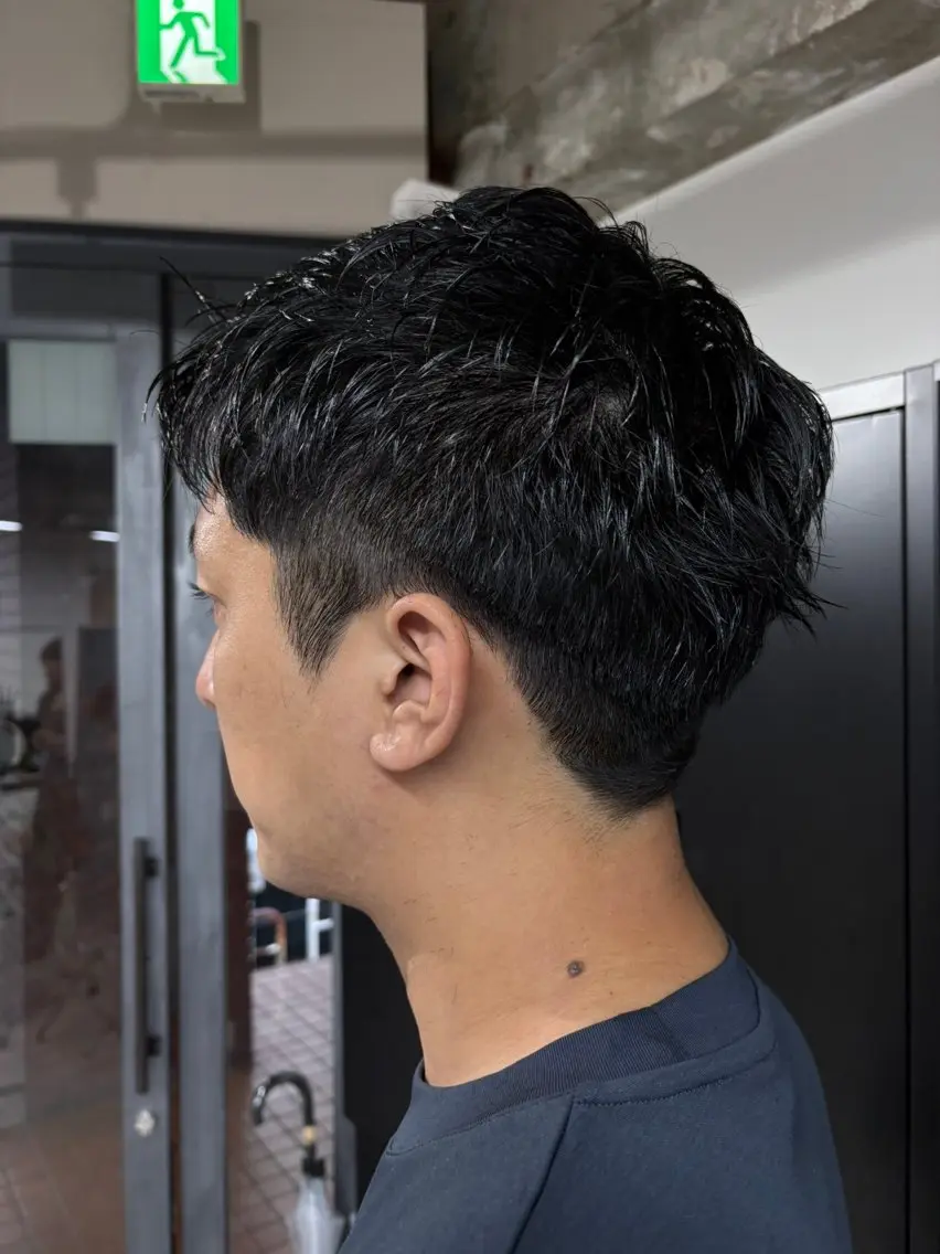 メンズ メンズショート 刈り上げ green/ ryuheiのヘアスタイル