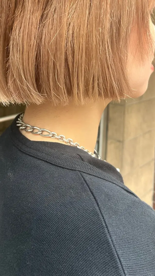 ショート カラー パーマ カット ヘアカラー ✴︎UNU ✴︎モエカのヘアスタイル