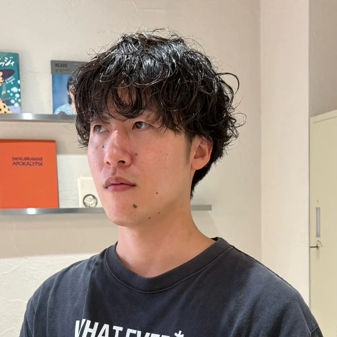 パーマ メンズ パーマ シマダ ユウナのヘアスタイル