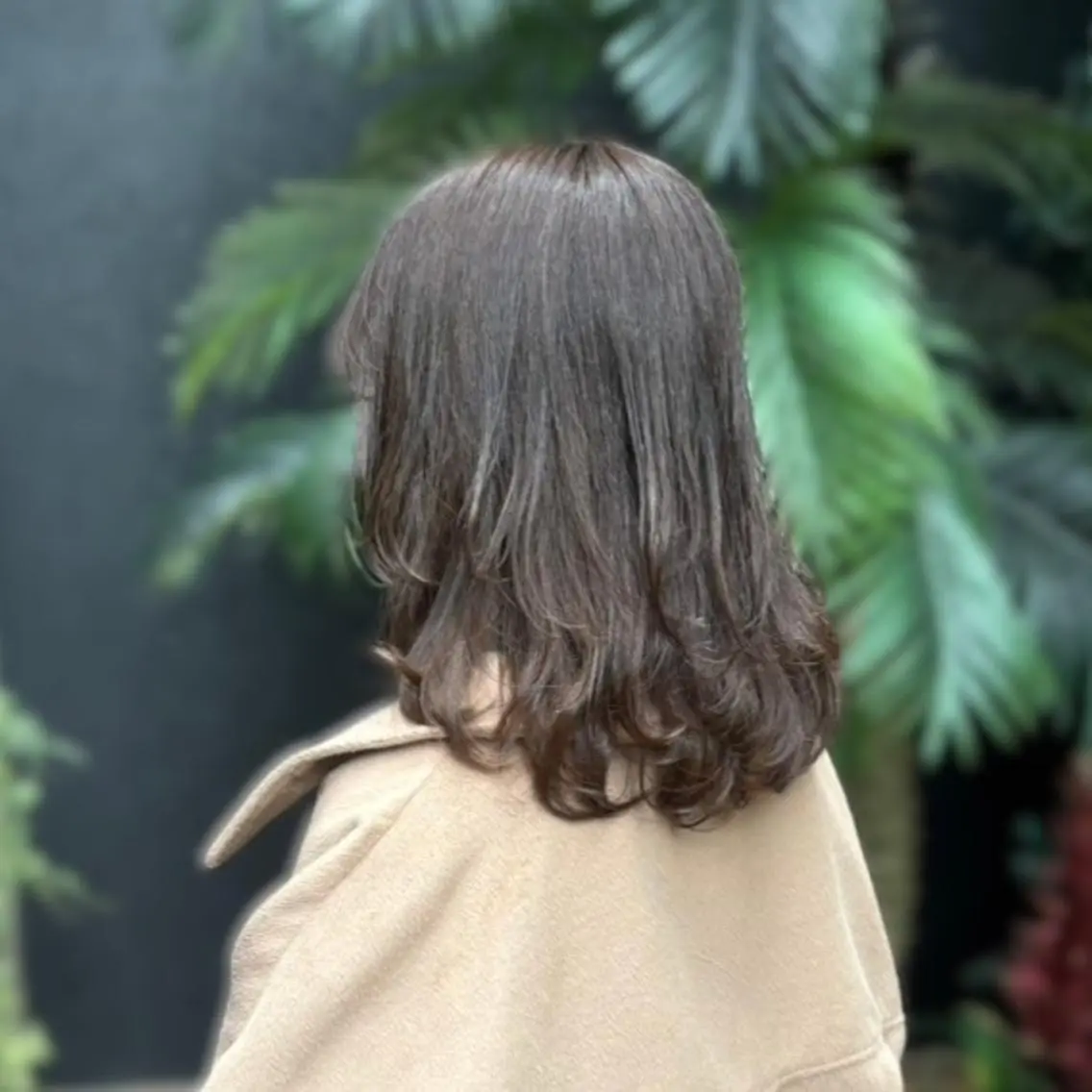 ミディアム レイヤーカット ウルフカット ウルフレイヤー カット ヘアカラー 秋山 達乃進のヘアスタイル