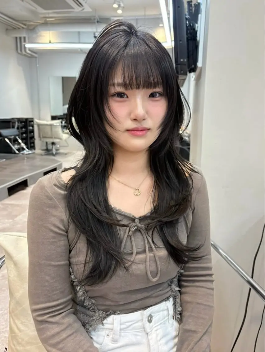 カット 韓国ヘア🎀 /♡𝓝𝓸𝓪♡のヘアスタイル
