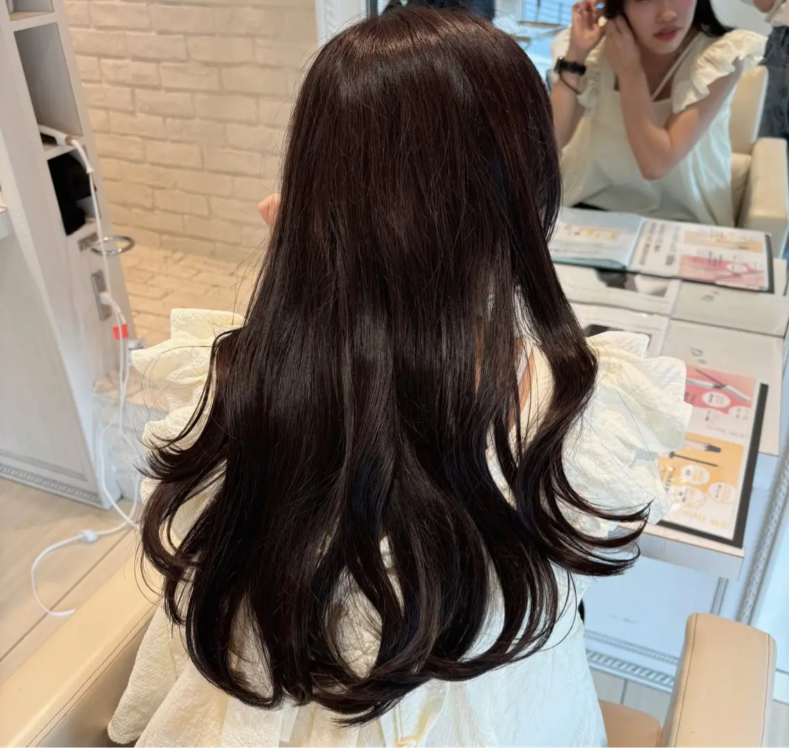 似合わせカット+透明感カラー+資生堂シールドトリートメントの写真