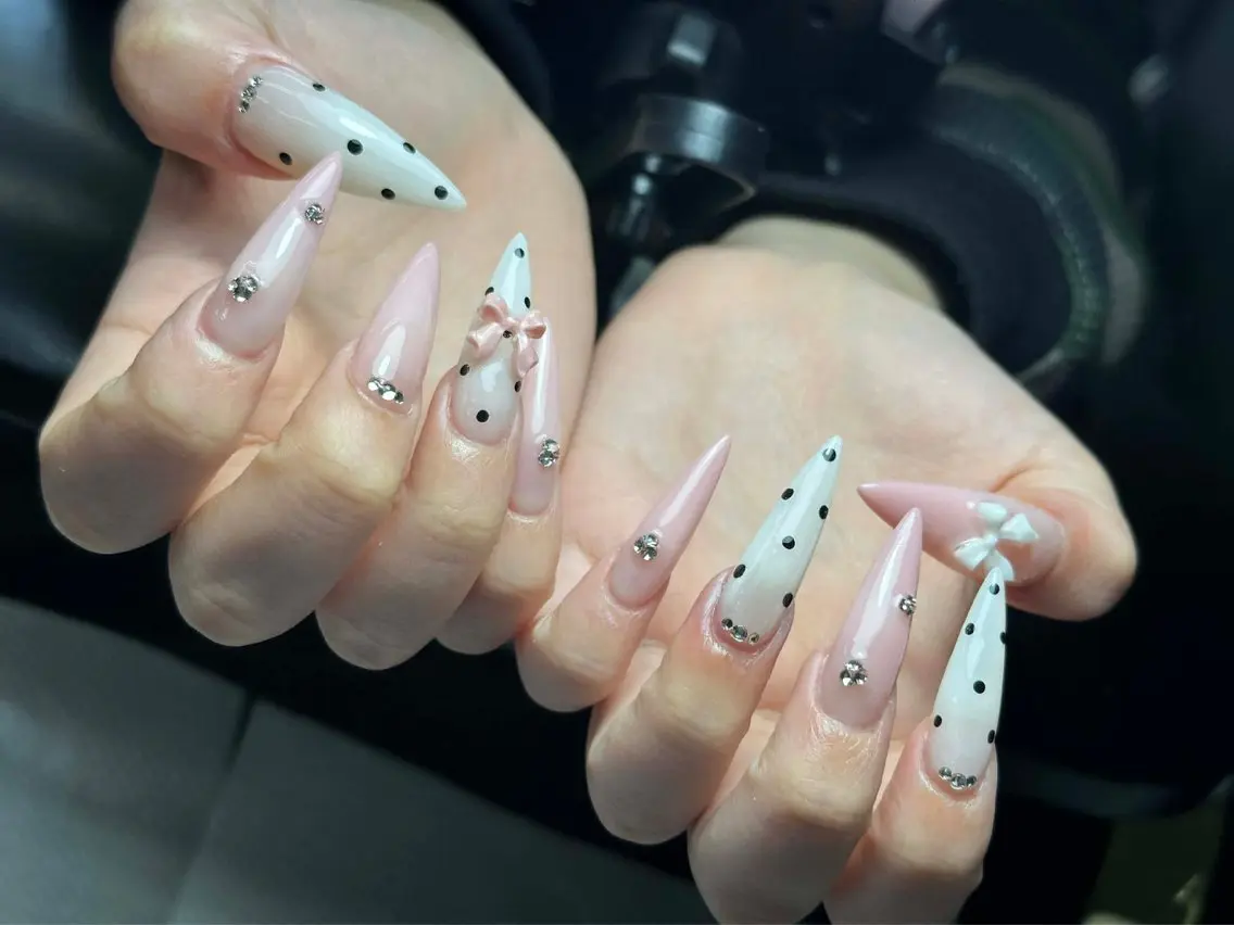 ネイル 韓国ネイル 持ち込み ニュアンスネイル ネイルチップ 冬ネイル RINN ANA.CHUOのネイルデザイン