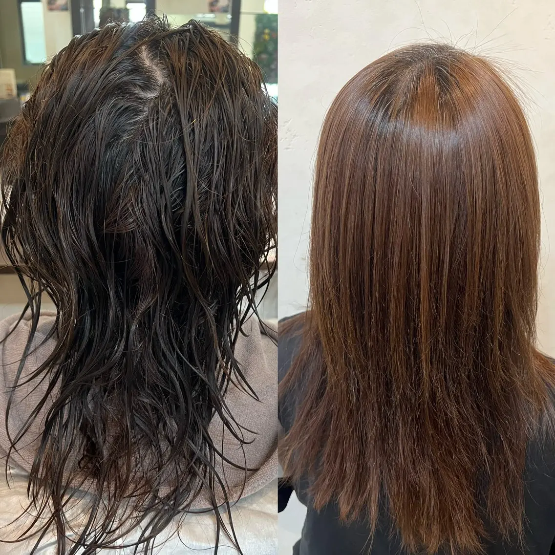 ミディアム 髪質改善 酸性ストレート ambi髪質改善 Rionaのヘアスタイル