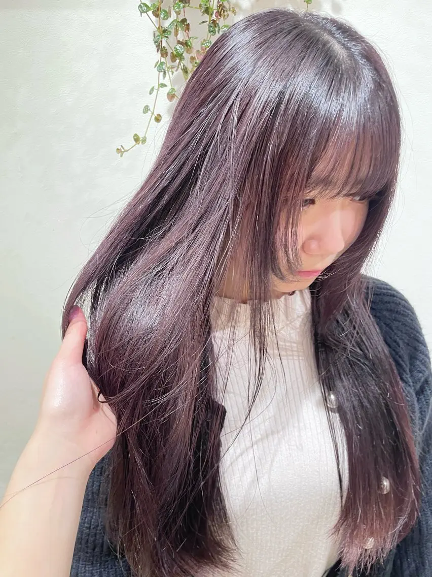 ロング カラー コトミ【メンズ】 【曲がる縮毛矯正】のヘアスタイル