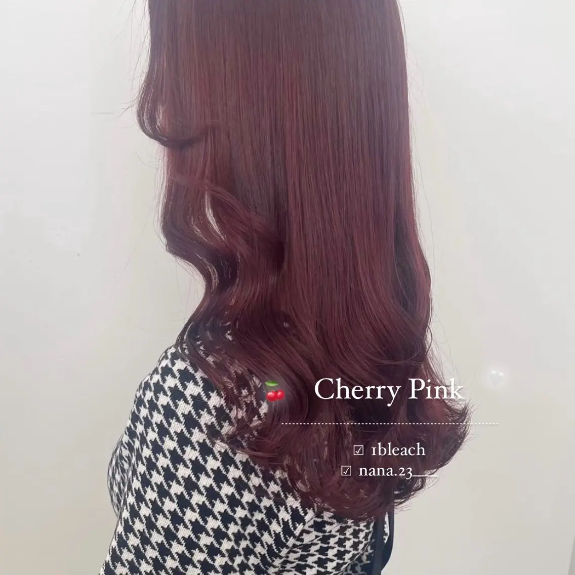 カラー ピンクカラー ParveMix￤ 出石 菜々🥂のヘアスタイル