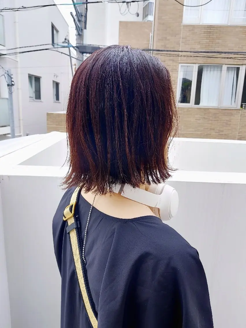 ショート 切りっぱなしボブ ボブ 樋口 千尋のヘアスタイル