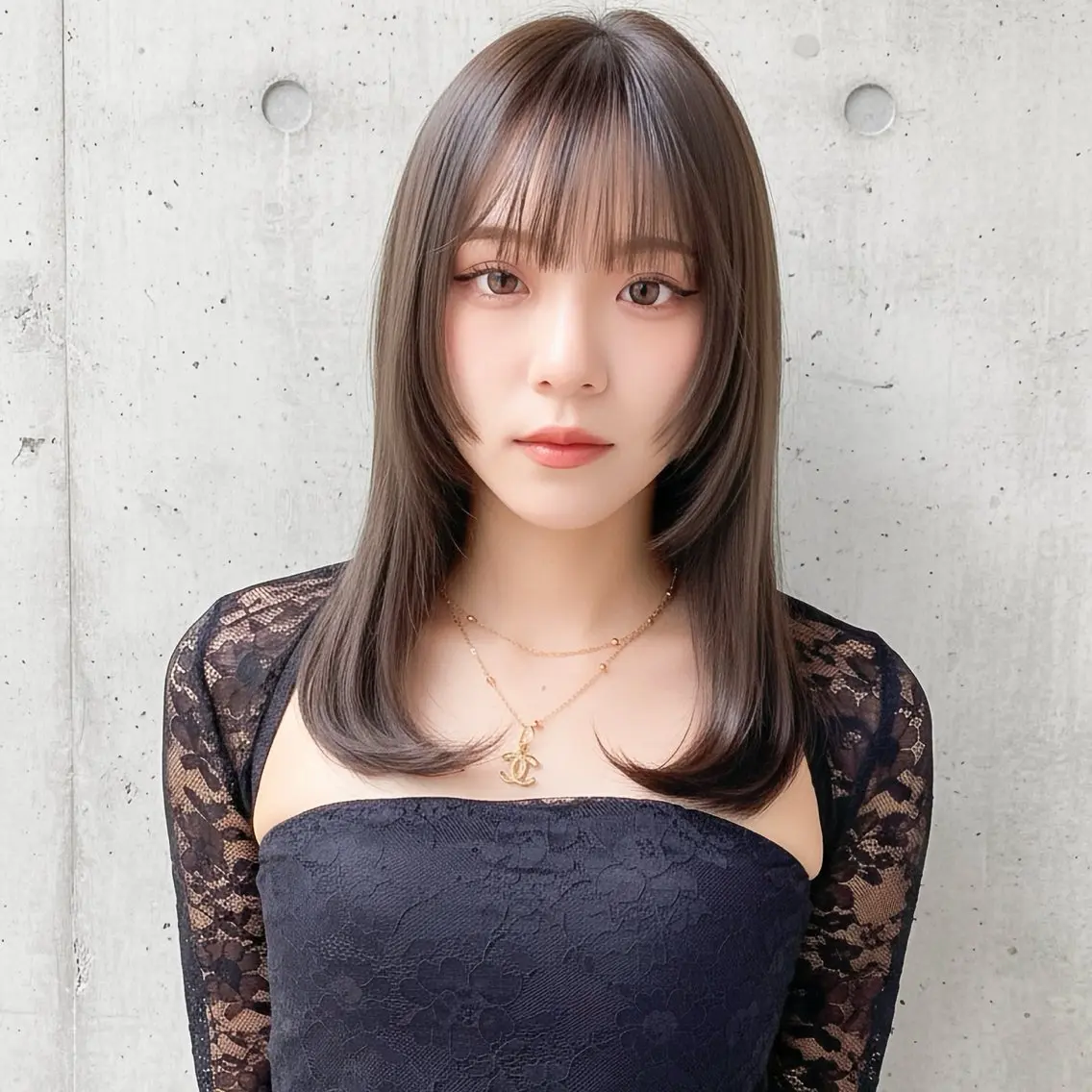 セミロング カット ヘアカラー トリートメント ショート〜ミディアム 喜多司のヘアスタイル