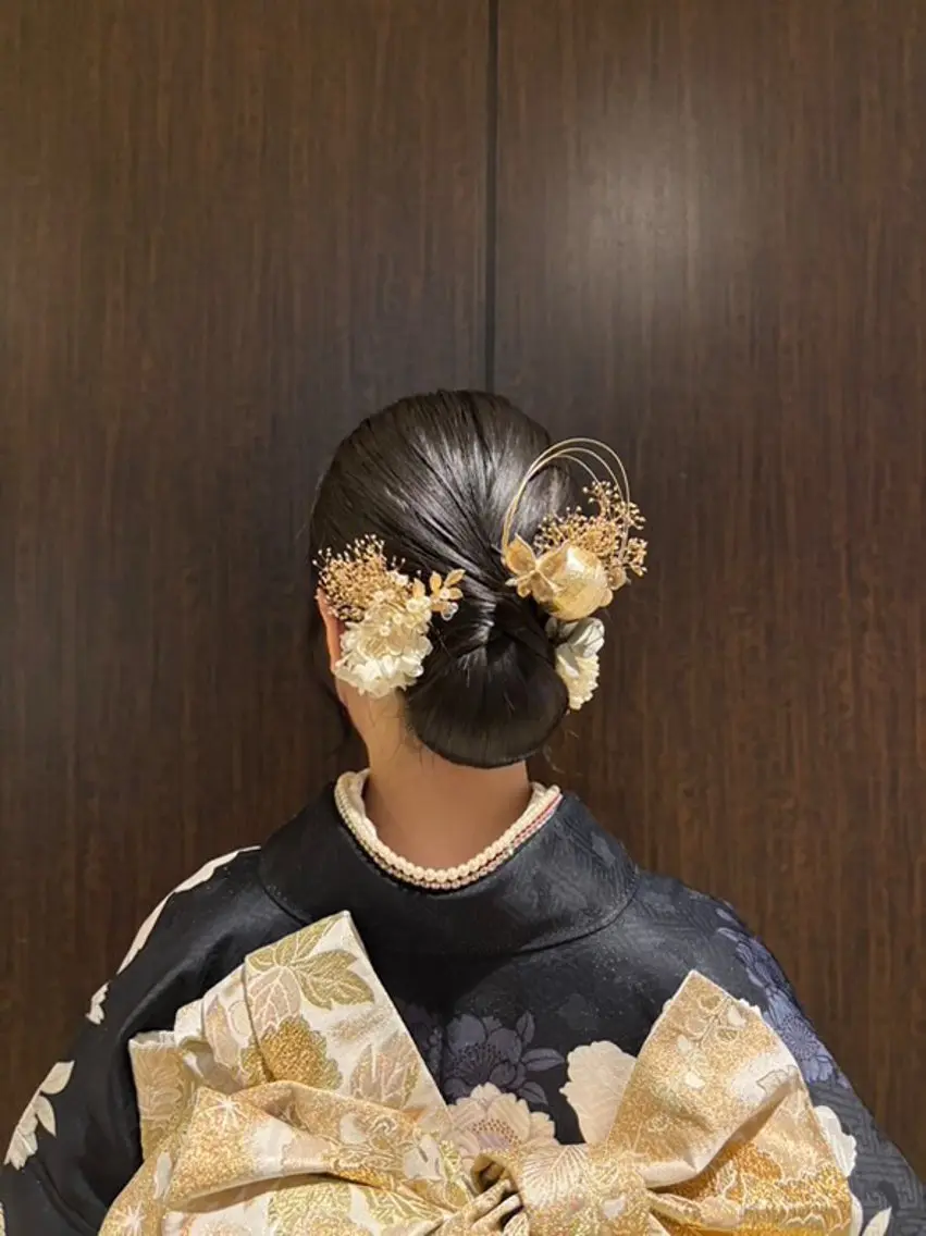 ヘアアレンジ 指 碧波のヘアスタイル