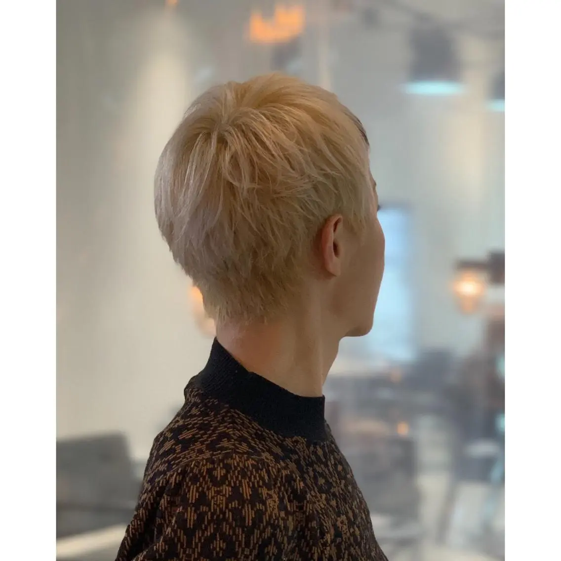 ショート カラー ヘアアレンジ メンズ キッズ ブロンド ショートヘア BRAIDS💎愛子 大人ハイライト💎のヘアスタイル