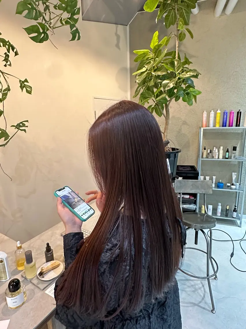 ロング カラー Shiro RENのヘアスタイル