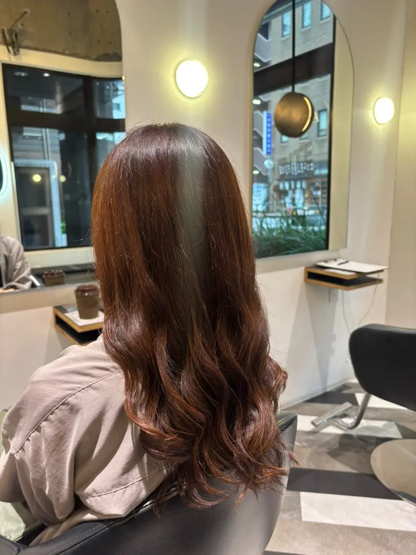 ロング カット ヘアカラー トリートメント 沢井涼人✂︎ 割引有のヘアスタイル