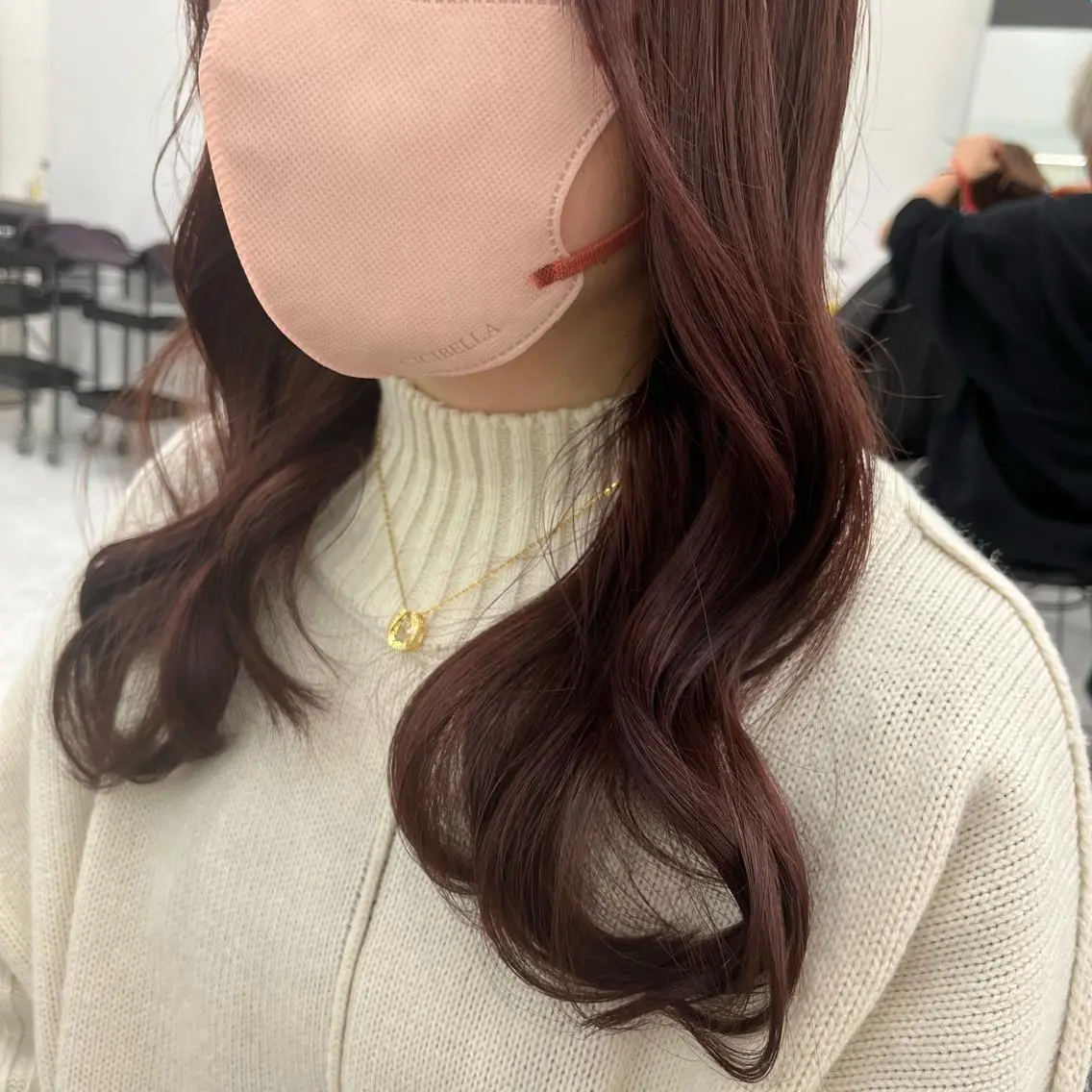 ロング ヘアカラー トリートメント 🍒韓国暖色ヘア NO.1🍒🪽のヘアスタイル