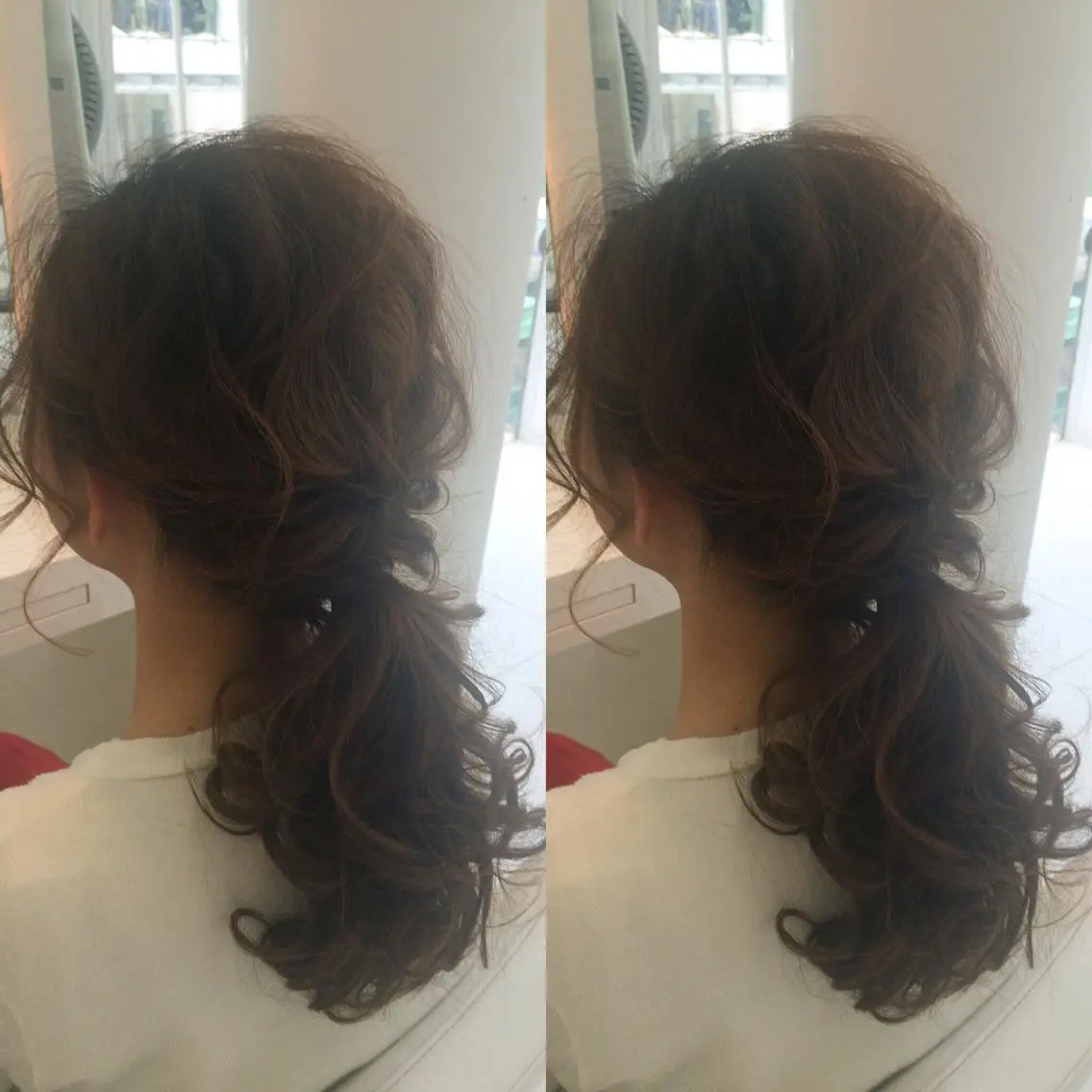 セミロング ロング カラー パーマ ヘアアレンジ 内藤 達也のヘアスタイル