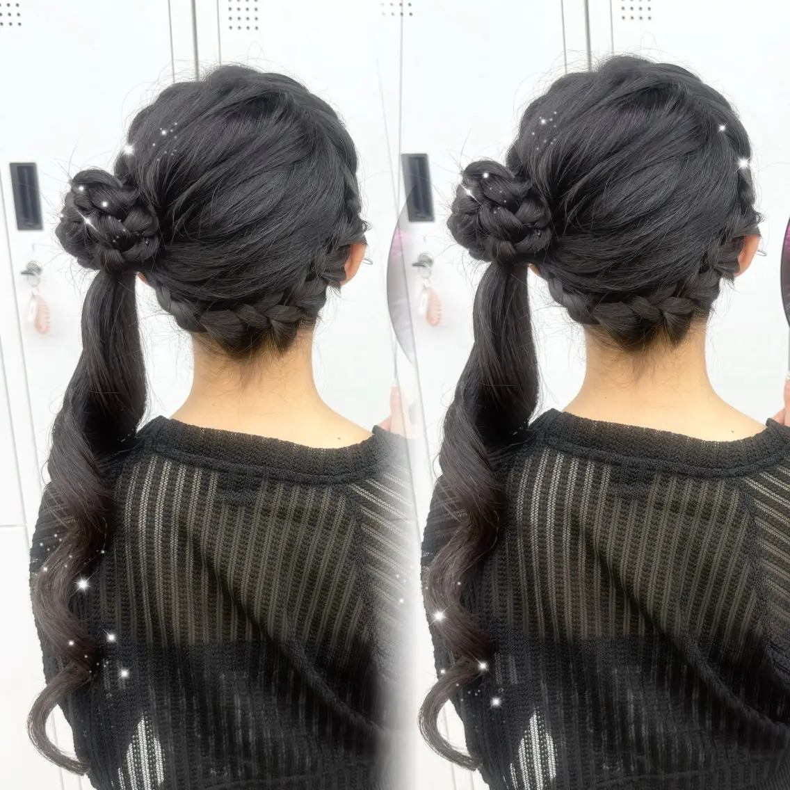 ヘアアレンジ ヘアアレンジエクステ 推し活 さな👶🏻のヘアスタイル