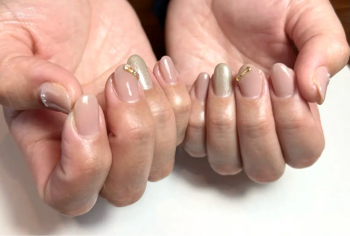 ネイル アートネイル リボン ハンドネイル le_rire _nailのネイルデザイン