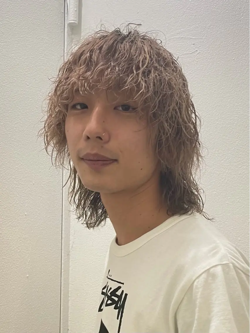 パーマ メンズ カット パーマ メンズカット パーマ[佐橋]のヘアスタイル