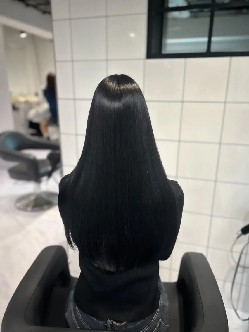 ロング カラー 表参道/透明感カラー /暗髪/ジュキヤのヘアスタイル
