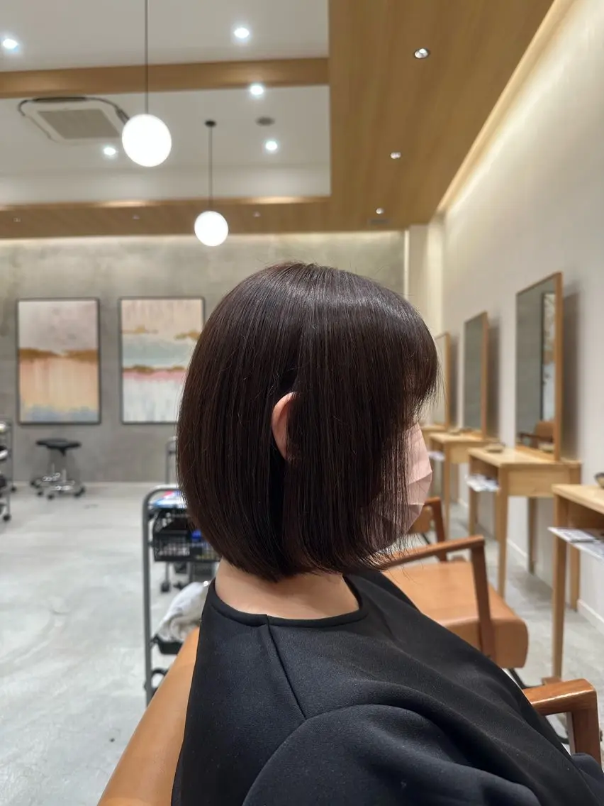 ミディアム カット トリートメント 出口 凜乃介のヘアスタイル