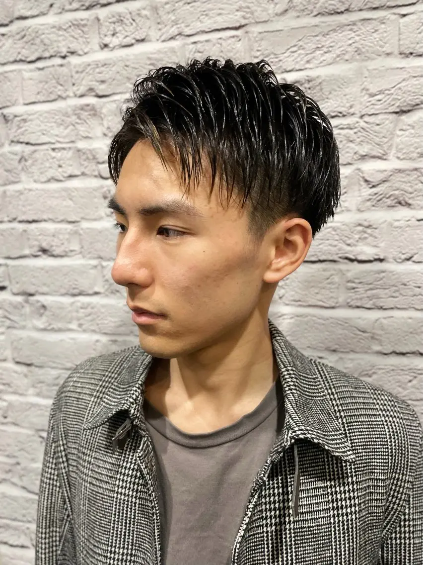 ミディアム メンズ 新崎 彩翔のヘアスタイル