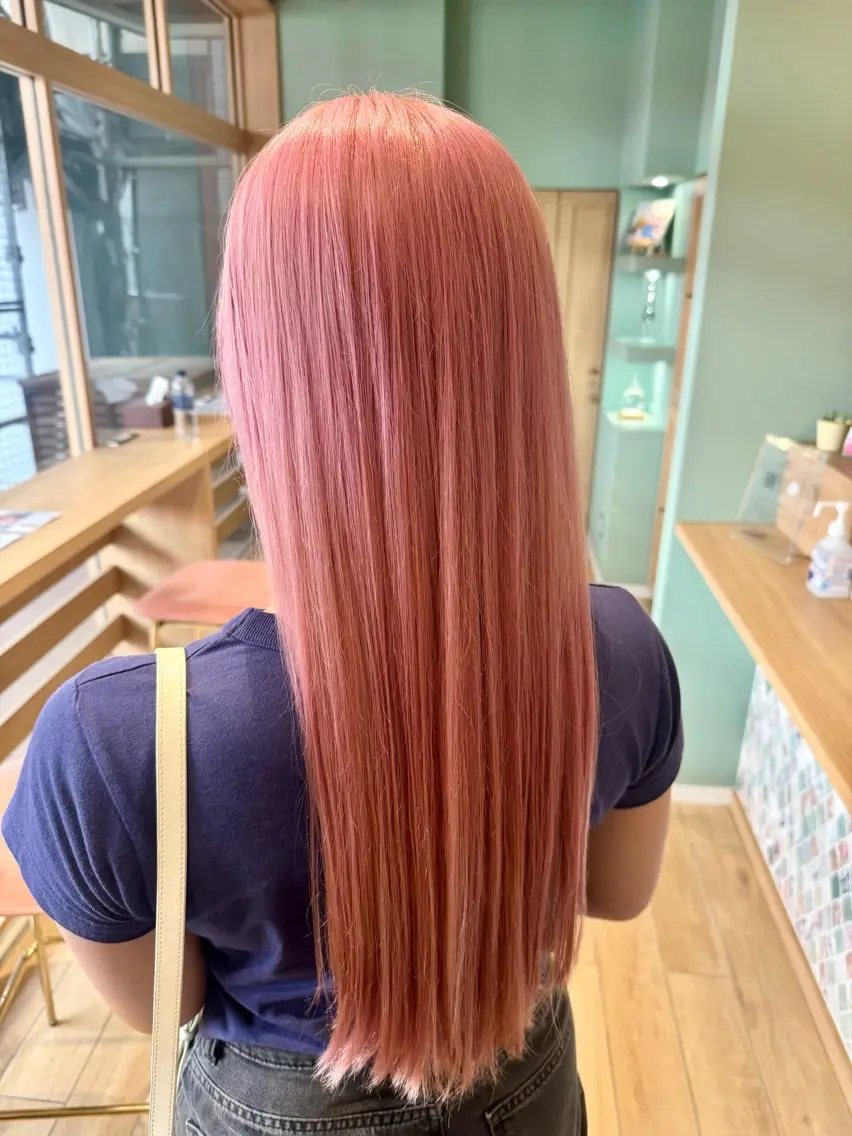 ロング カラー ヘアカラー トリートメント 🫧🧸カラーヘアメ 🫧MIO🧸🫧のヘアスタイル