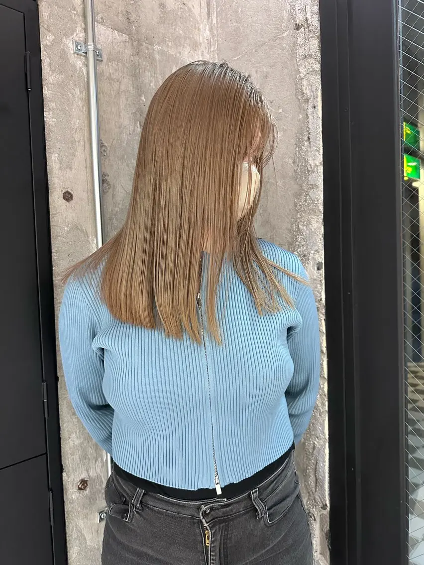 カラー カット ヘアカラー KAEDE🌺Wカ ラー/ホワイトカラーのヘアスタイル