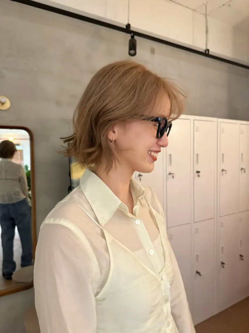 ショート カラー ❤️アヤカ レイヤーカット❤️のヘアスタイル