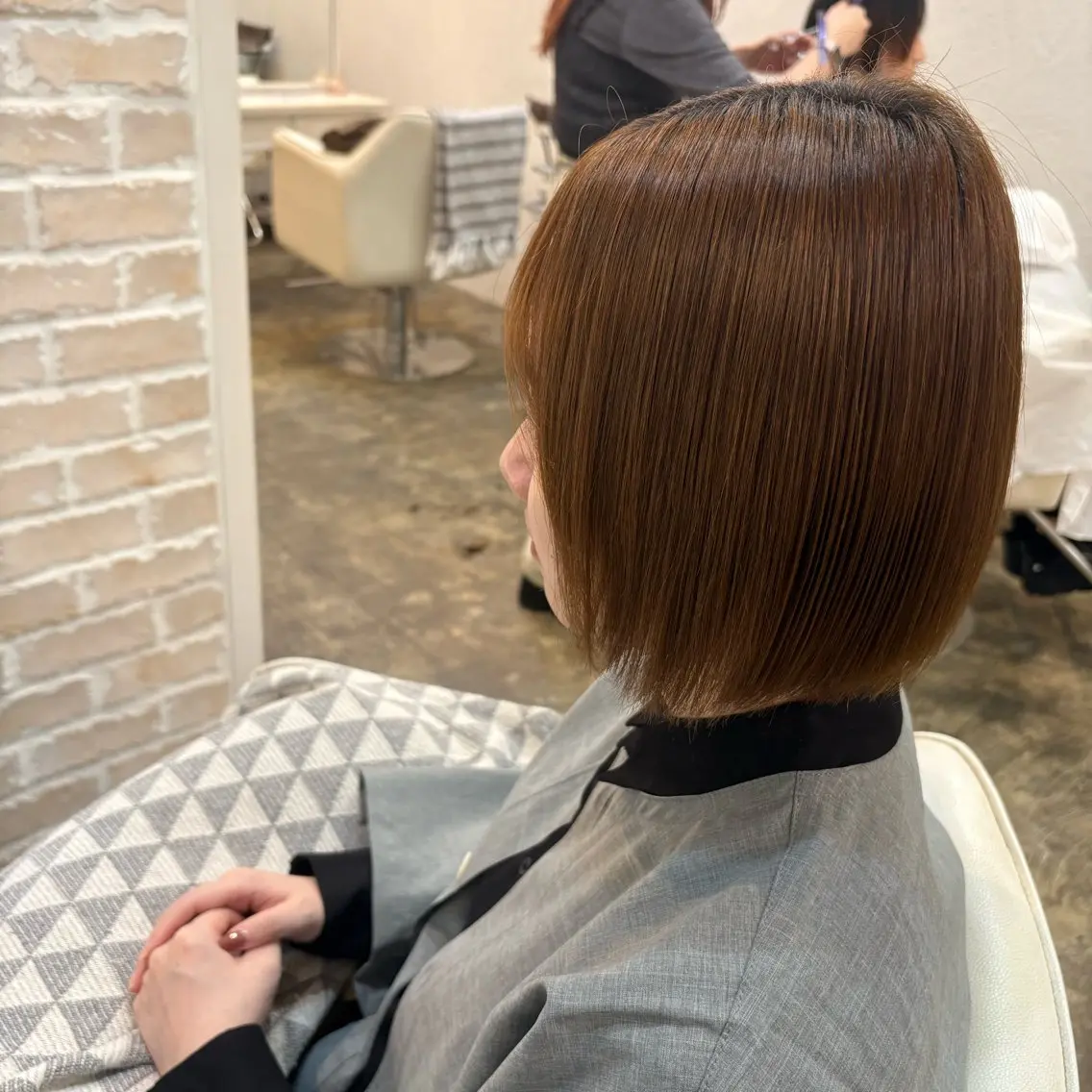 ショート 木津奈保子💚 ✨髪質改善のヘアスタイル