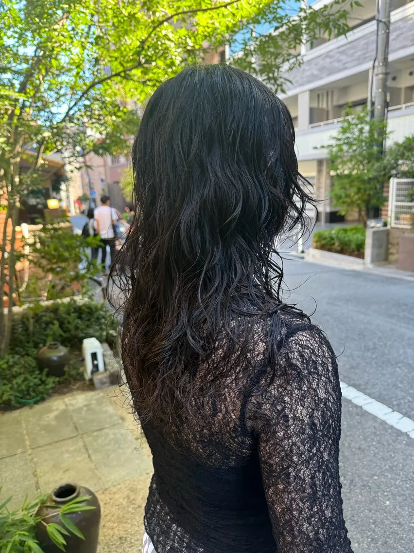 ミディアム パーマ ミディアムパーマ カット パーマ トリートメント パーマ/レイヤー/ ボブ/豊浦翔太のヘアスタイル