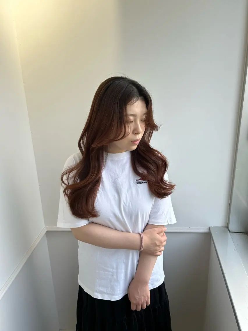 ロング カラー レイヤーカット カット ヘアカラー トリートメント 瀬戸 昭秀のヘアスタイル