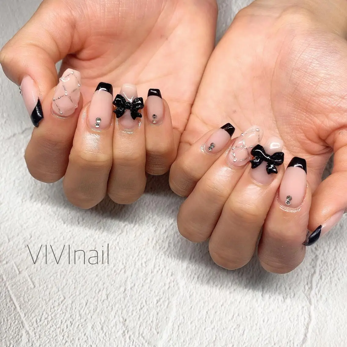 ネイル フレンチネイル ハンドネイル vivi nailのネイルデザイン