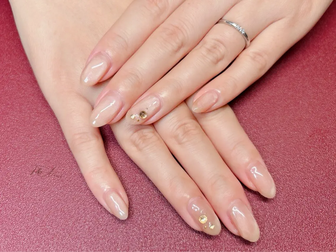 ネイル ジェルネイル マグネットネイル オフィスネイル スカルプネイル シンプルネイル T&A nailのネイルデザイン