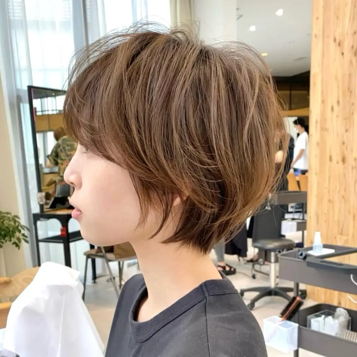 ショート カット ヘアカラー トリートメント 大人可愛いショート/ 大阪心斎橋/池田雄輝のヘアスタイル