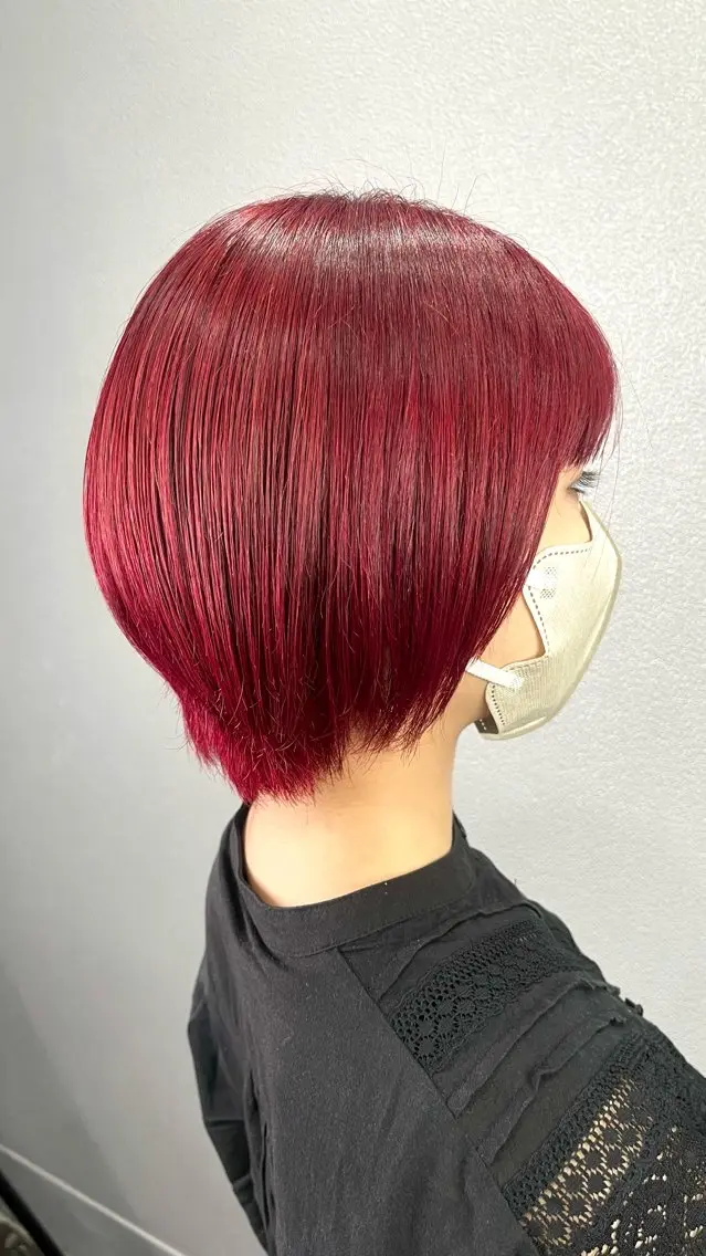 ショート カラー カット ヘアカラー トリートメント ブリーチ/髪質改善 Norikaのヘアスタイル