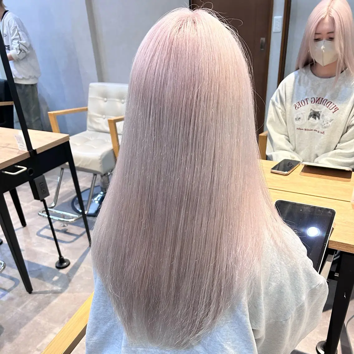 ロング ヘアカラー トリートメント 井手 孔介のヘアスタイル