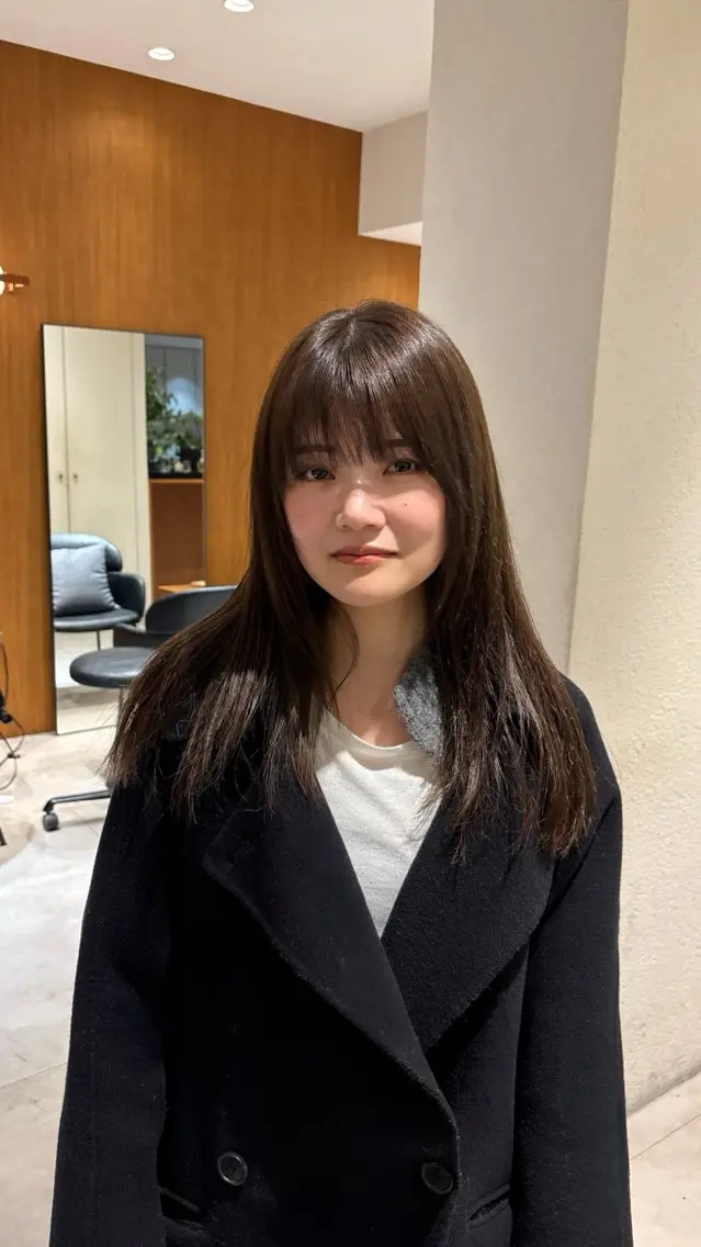 カラー ベージュカラー オリーブベージュ kuraoka sara🎶のヘアスタイル